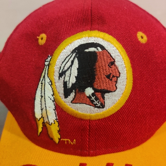 Rare VTG Washington Redskins Sports Specialties Script Brim Wool Snapback Hat - Picture 6 of 12